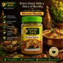 KVASN Aura Premium Biryani Masala | Freshly Ground Whole Spices | Authentic Indian Blend | No Additives | Rich Flavor | 100g + 10g Bottled Pack