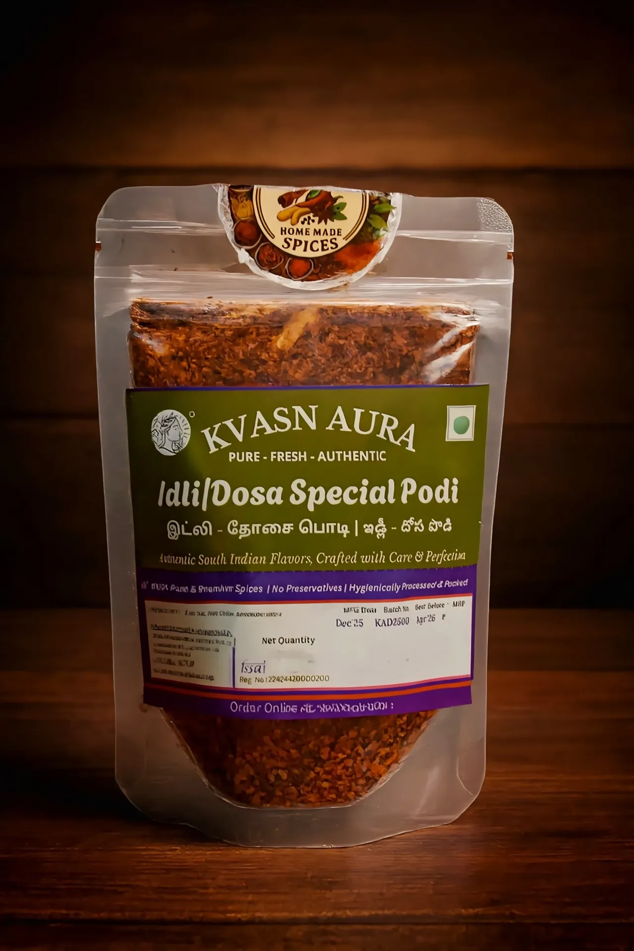 Heritage Idli / Dosa Karam Podi (100 Gram)