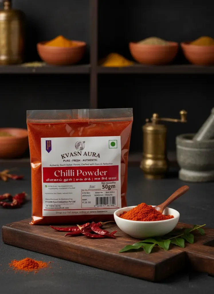 Premium Sun-Dried Red Chilli Powder (50 Gram)