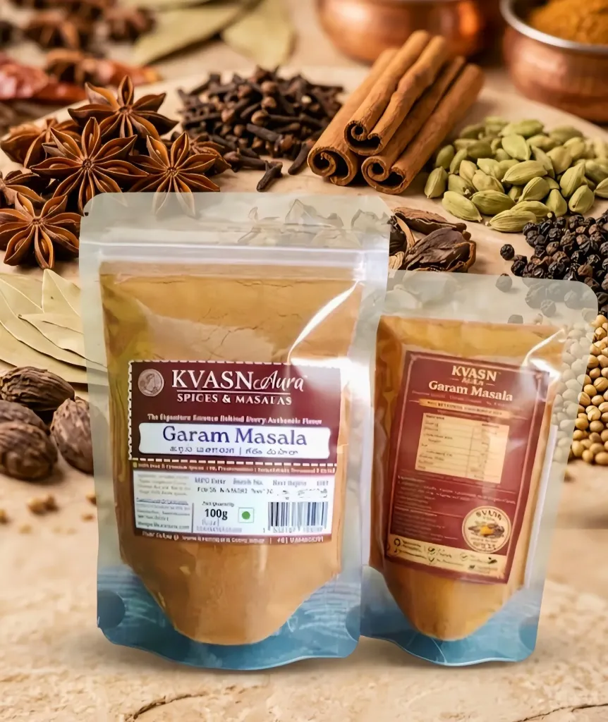 KVASN Aura Heritage Garam Masala - Freshly Blended Whole Spice Mix